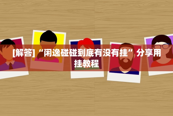 [解答]“闲逸碰碰到底有没有挂”分享用挂教程