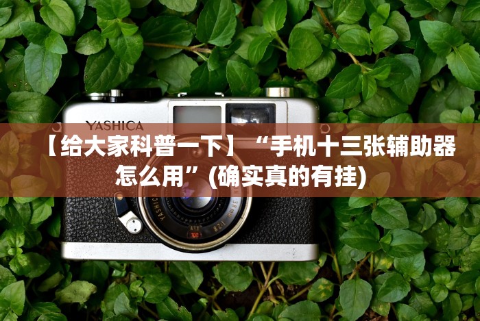 【给大家科普一下】“手机十三张辅助器怎么用”(确实真的有挂)