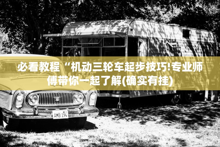 必看教程“机动三轮车起步技巧!专业师傅带你一起了解(确实有挂)