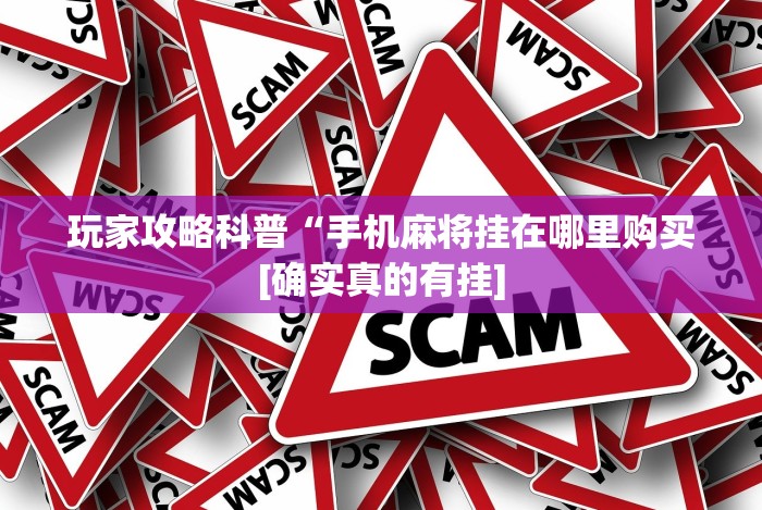 玩家攻略科普“手机麻将挂在哪里购买[确实真的有挂]