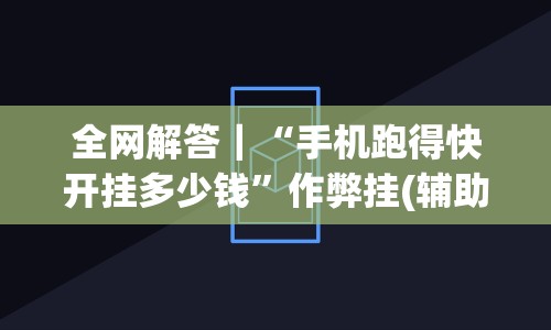 全网解答｜“手机跑得快开挂多少钱”作弊挂(辅助外挂+